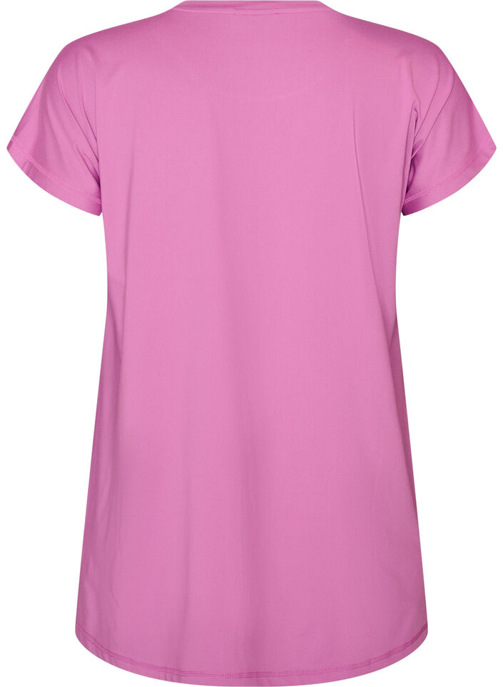 T-shirt long de sport, Rose, Packshot image number 1