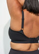 Licht gewatteerde sportbeha, Zwart, Model image number 4