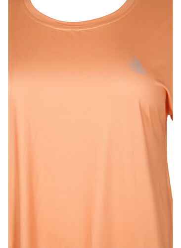 Trainings T-shirt met korte mouwen, Apricot Nectar, Packshot image number 2