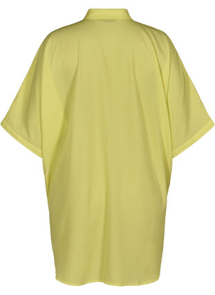 Oversized blouse met korte mouwen, Sunny Lime, Packshot image number 1