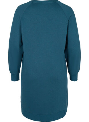 Robe pull avec poches et fentes, Majolica Blue Mel., Packshot image number 1