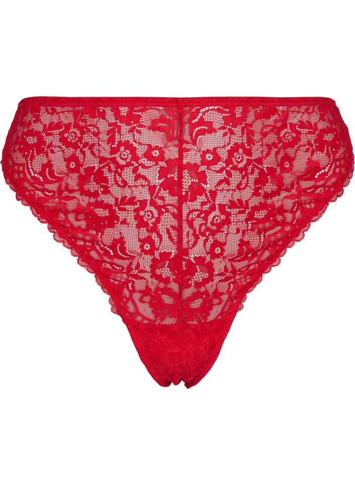 String en dentelle avec taille régulière, Red Ass., Packshot image number 0