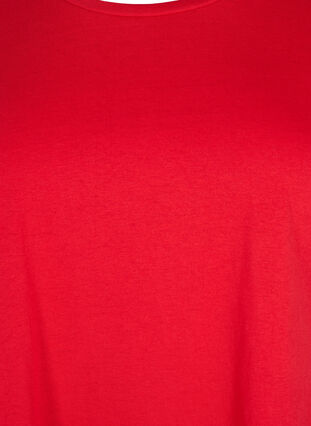 T-shirt à manches courtes en coton mélangé, Tango Red, Packshot image number 2