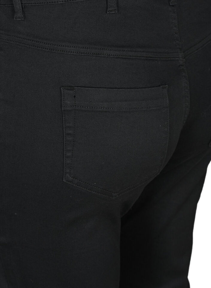 Jean capri Amy &agrave; taille haute et coupe super slim, Noir, Packshot image number 3