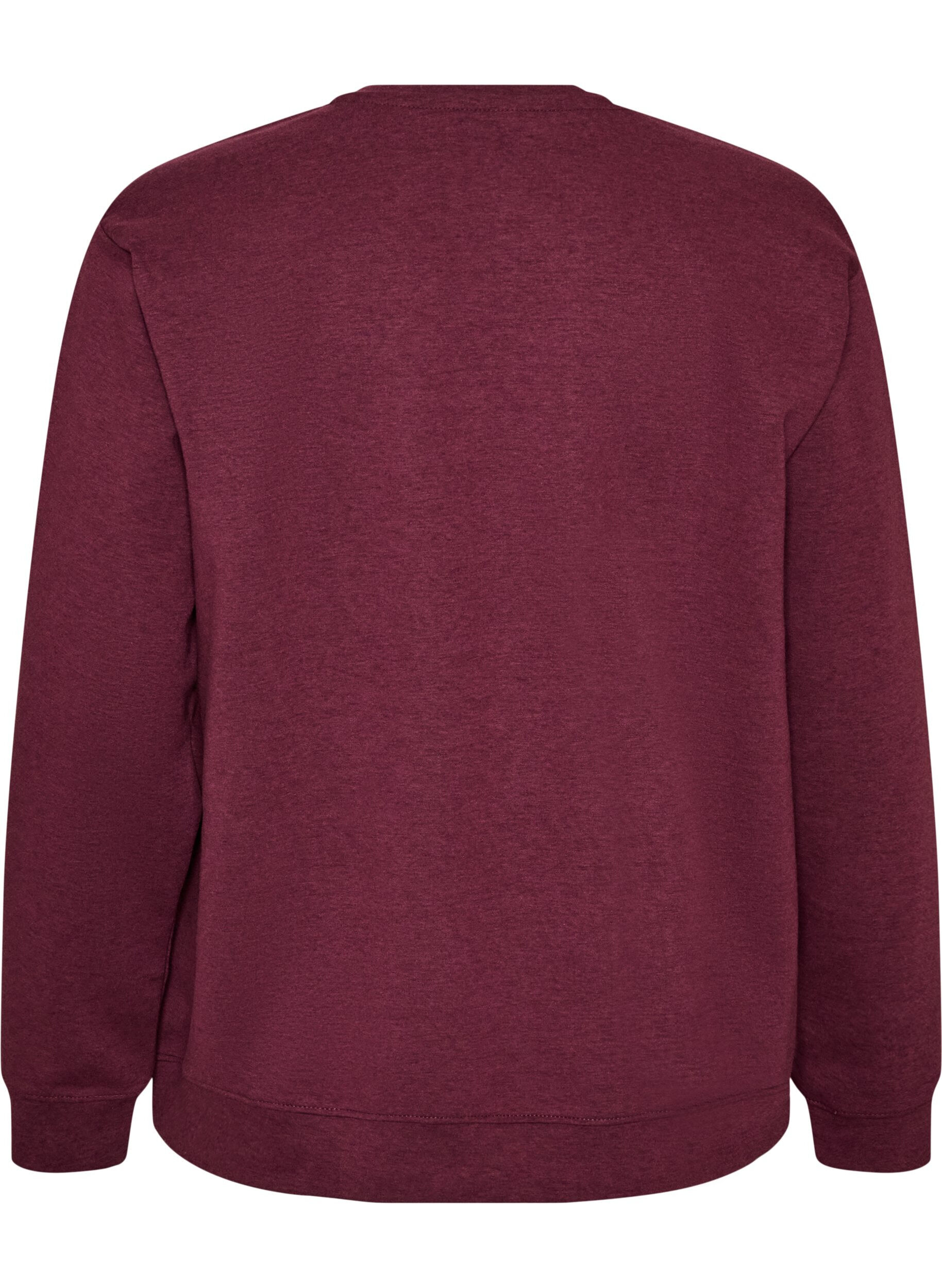 ZizziSweatshirt met ronde hals, Rood, Packshot image number 1