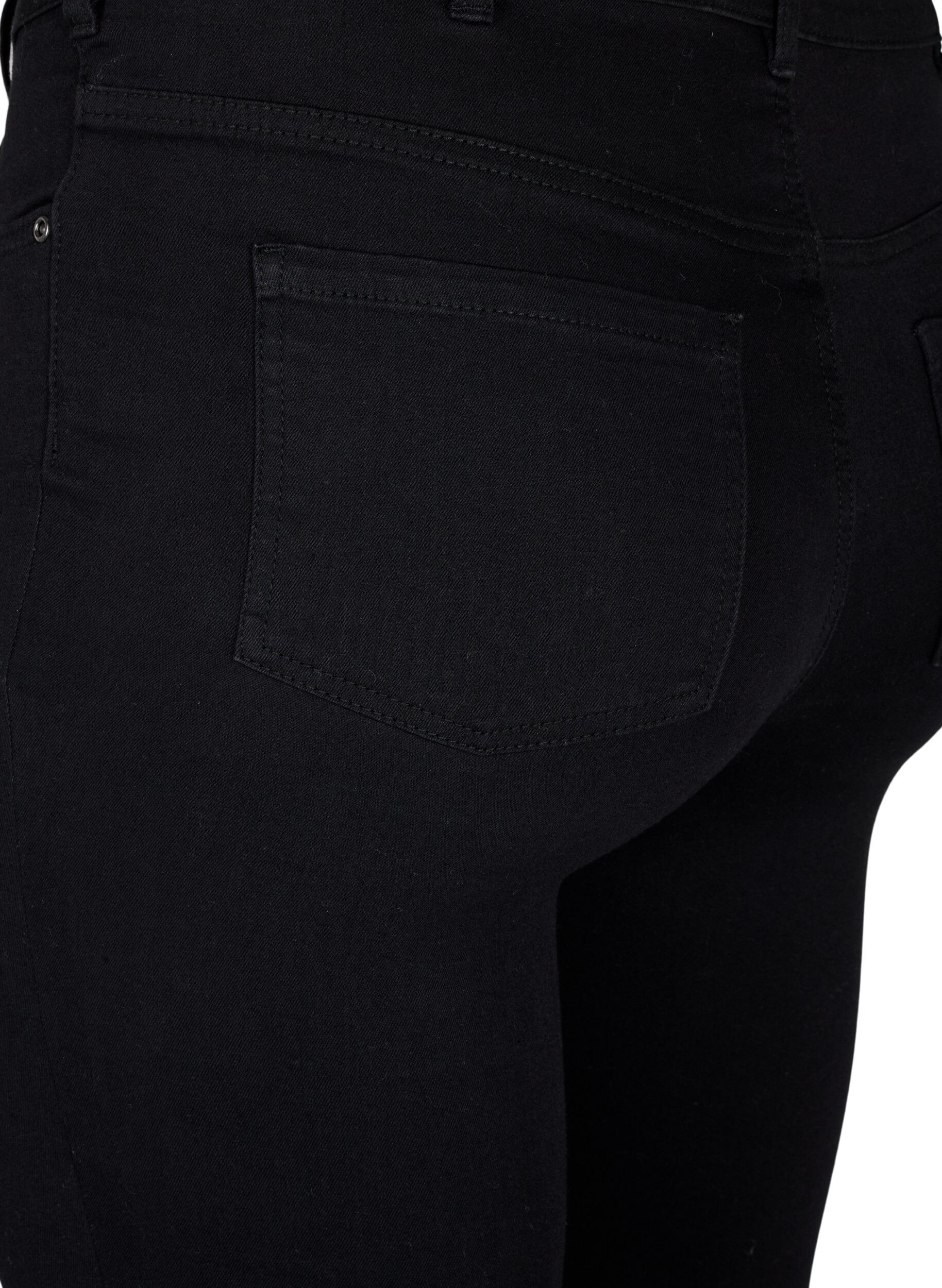 Zizzi Jean super slim &agrave; taille haute, Black, Packshot image number 3
