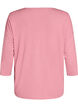 Blouse en jersey avec manches 3/4, Rose poudr&eacute;e, Packshot image number 1