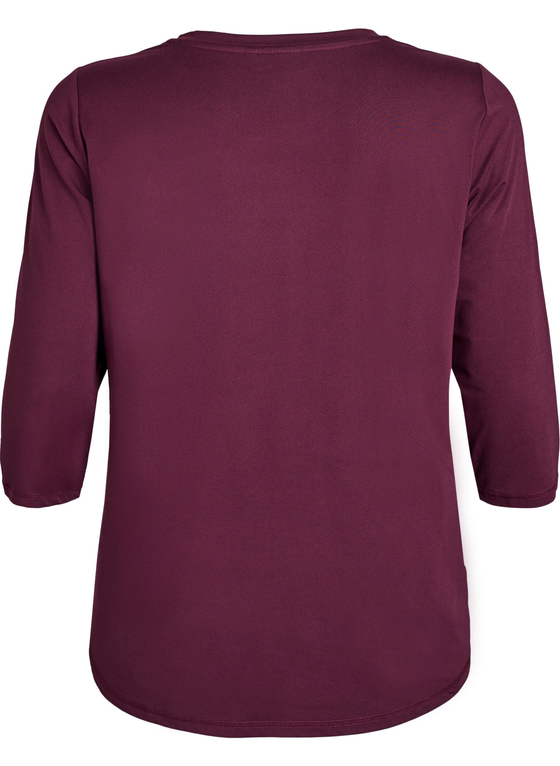 ZizziTraining blouse met 3/4 mouwen, Rood, Packshot image number 1