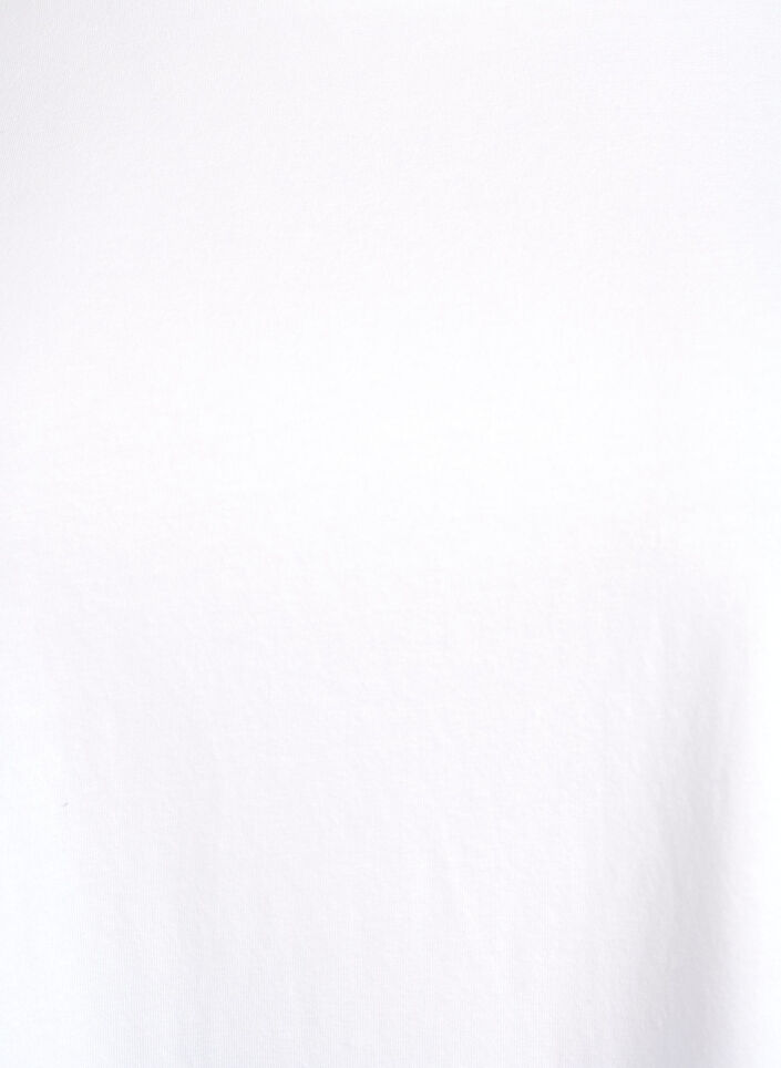 Basic jersey top met lange mouwen, Wit, Packshot image number 2