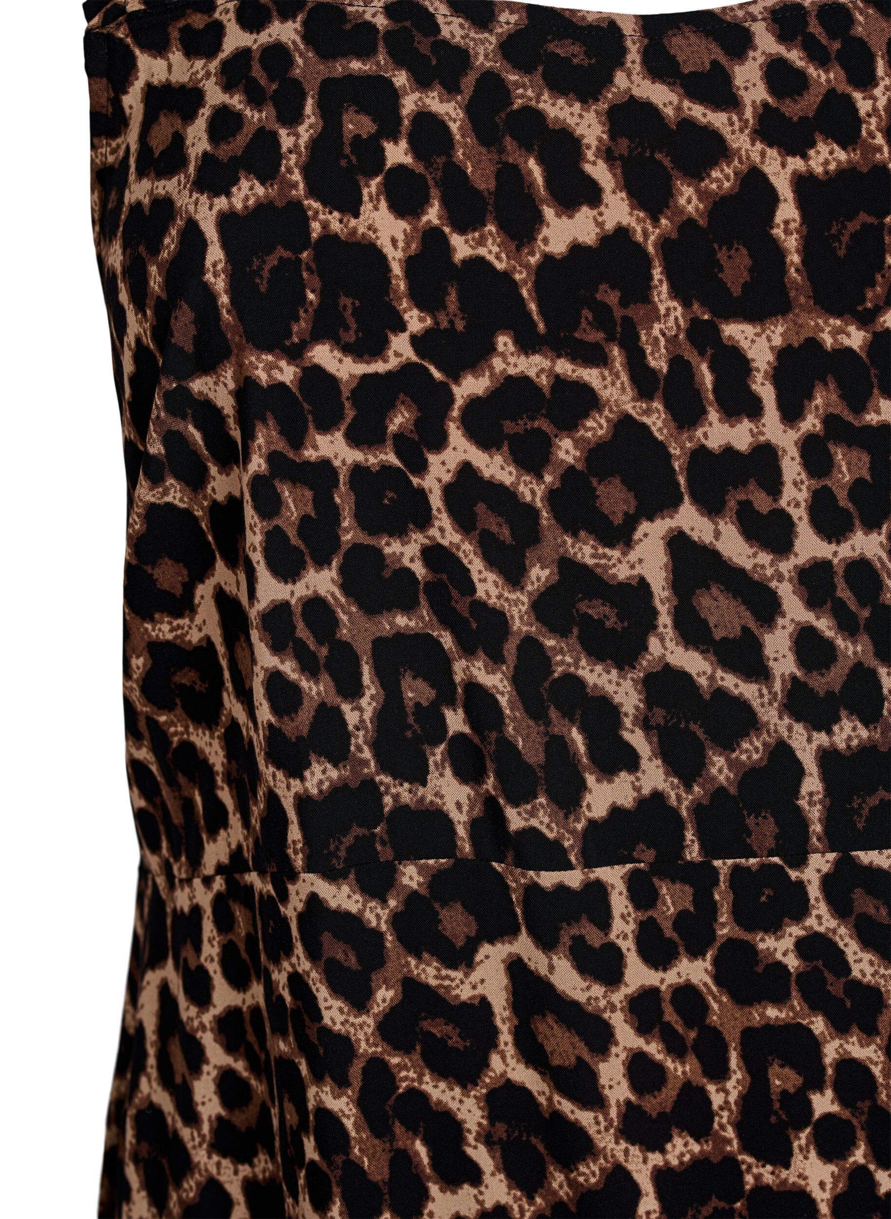 ZizziFLASH - Zomerjurk met brede bandjes, Bruin, Packshot image number 2