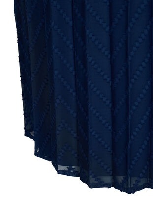 Robe plissée à manches courtes, Navy Blazer, Packshot image number 3