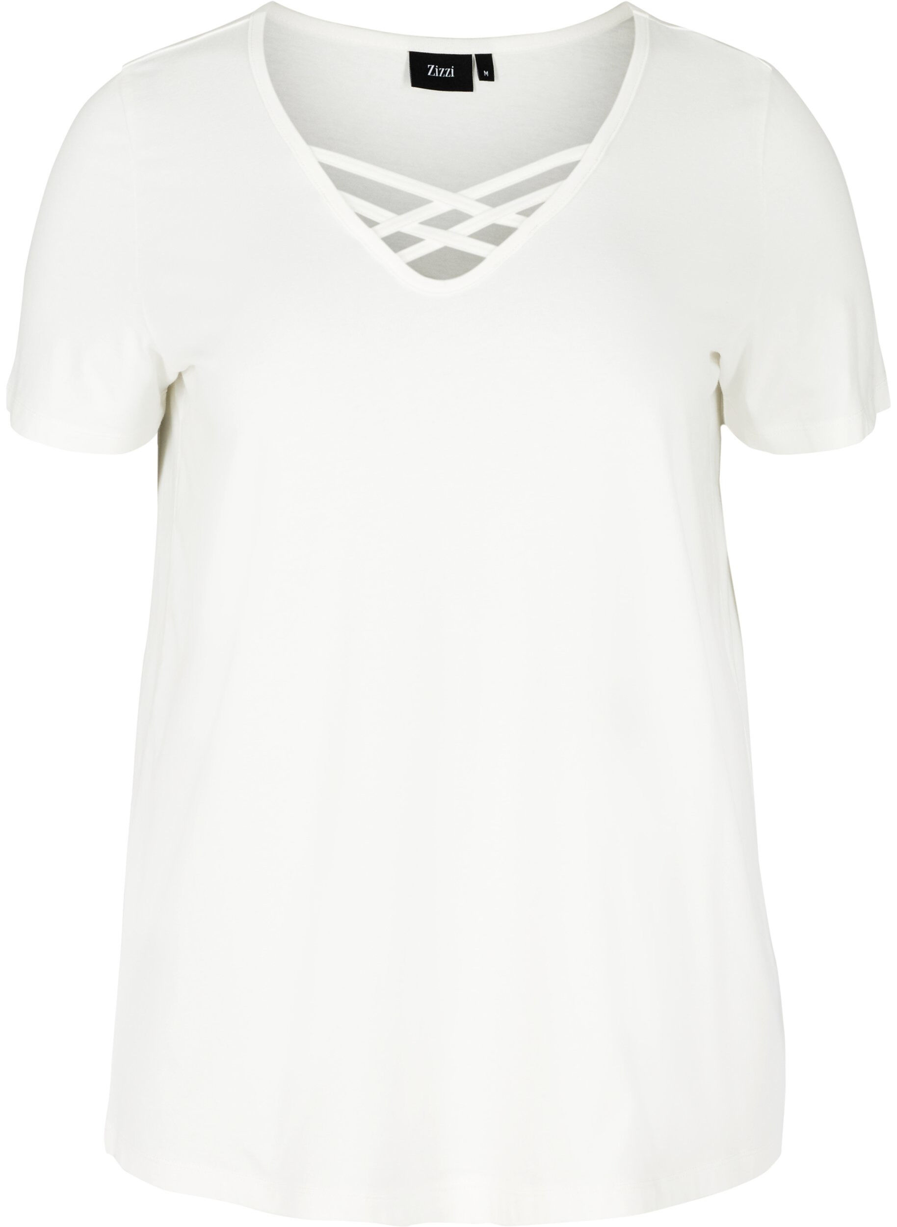 ZizziT-shirt, Warm Off-white, Packshot image number 0