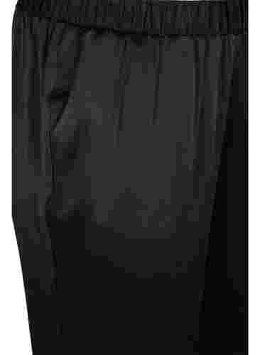 Pantalon ample avec poches et bord élastiqué, Black, Packshot image number 2