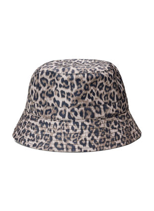 Chapeau de pluie à imprimé léopard, Brown LEO, Packshot image number 0