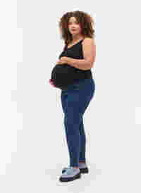 Pantalon de grossesse à poches arrière, Dark blue, Model