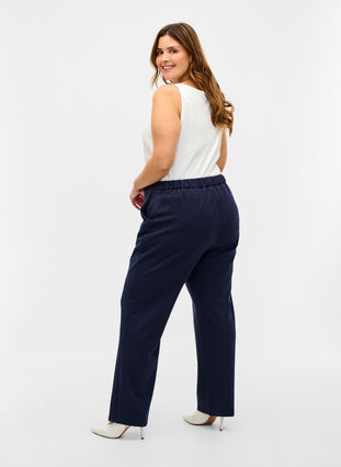Pantalon large avec poches, Night Sky, Model image number 1