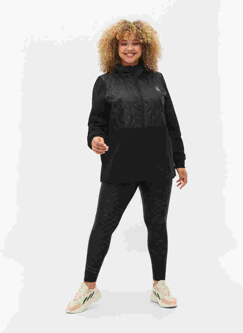 Veste de sport avec poches et capuche, Black, Model image number 1