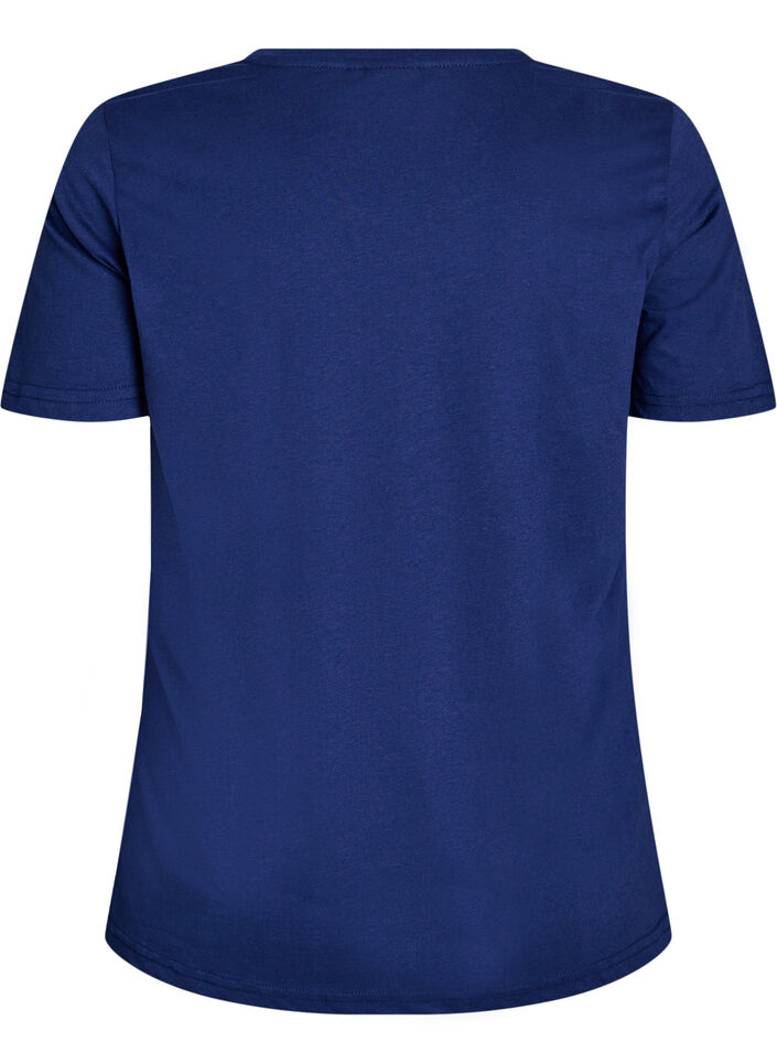 FLASH - T-shirt avec motif, Bleu, Packshot image number 1
