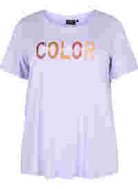 T-shirt en coton avec imprimé
