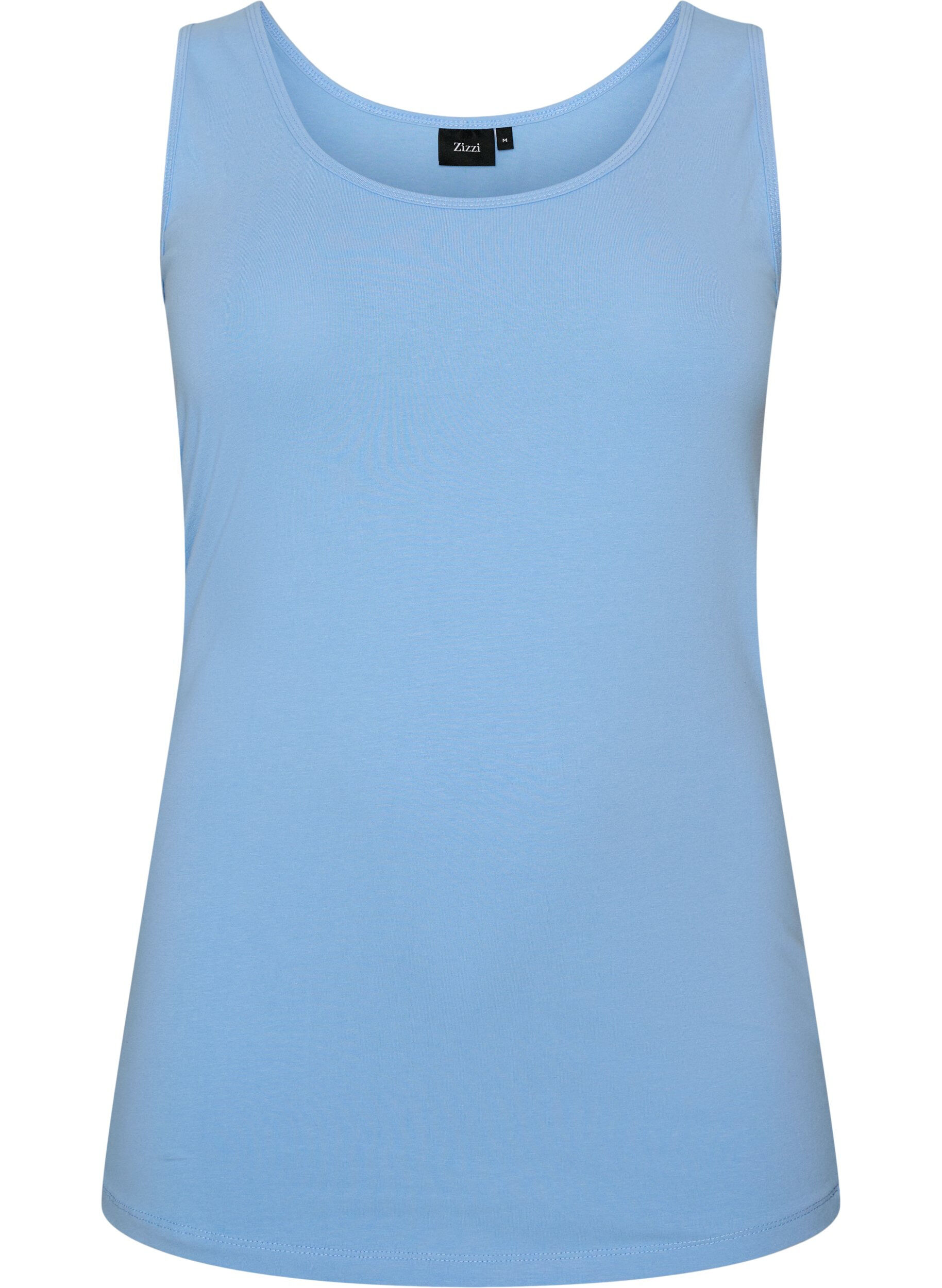 Effen basic top in katoen