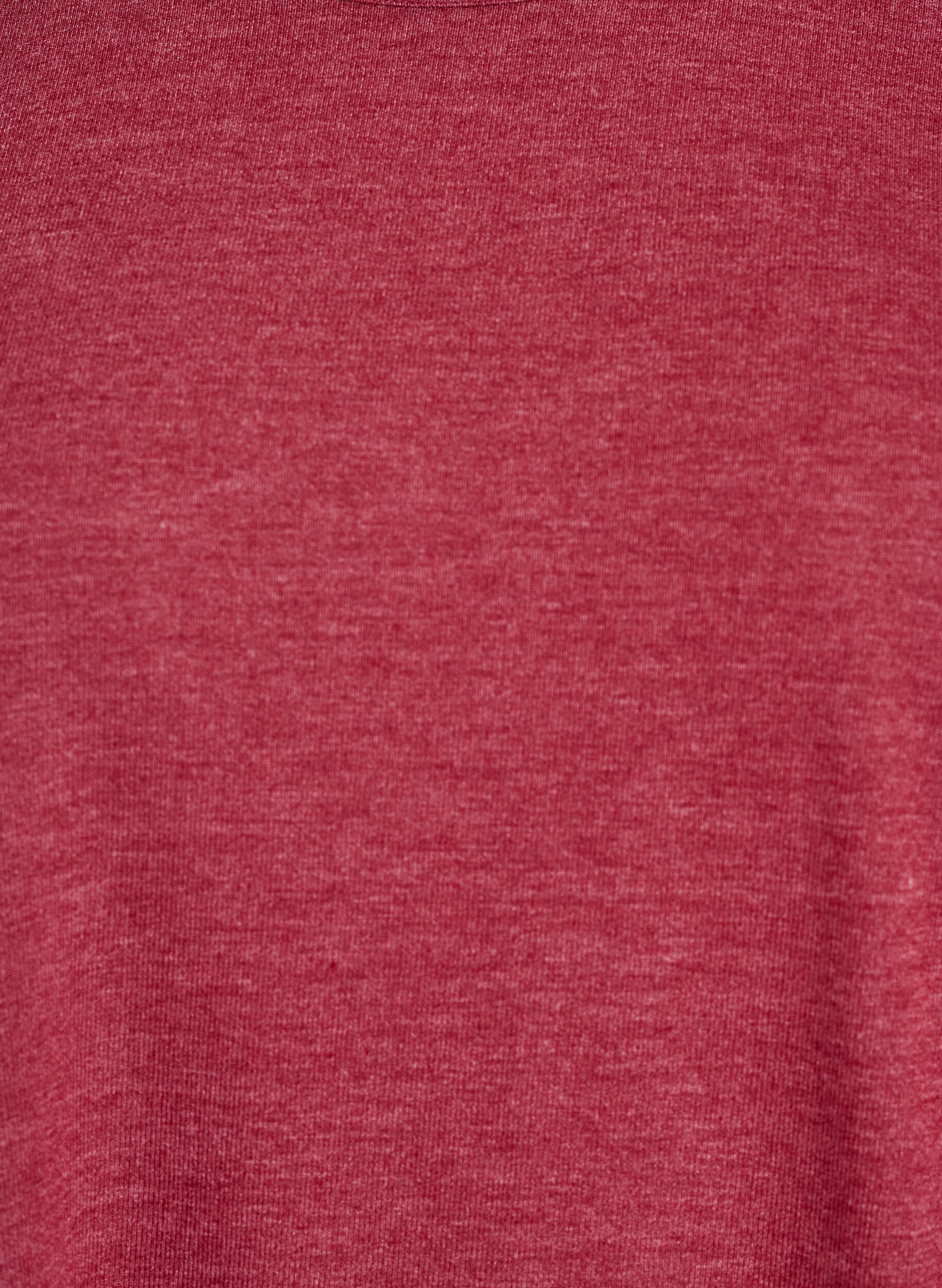 Zizzi Blouse en jersey avec manches 3/4, Bordeaux, Packshot image number 2