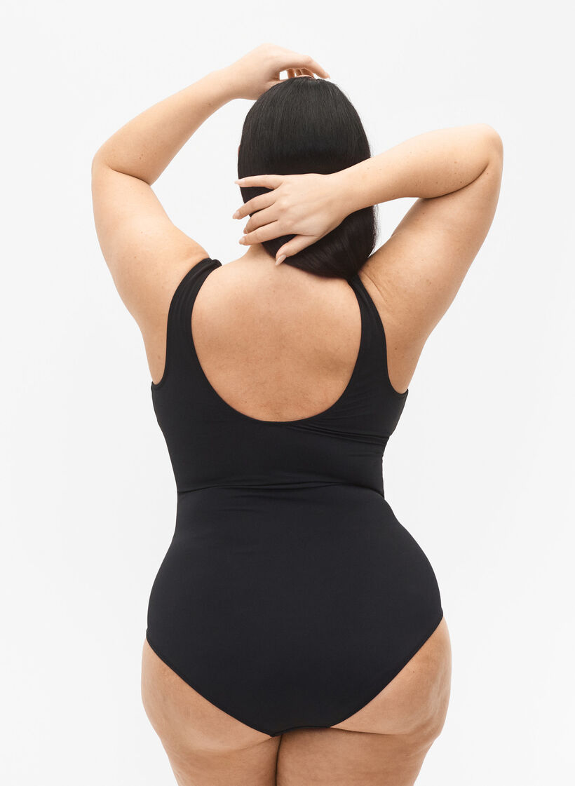 Maillot de bain avec bandeau, Black, Model image number 1