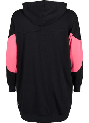 Sweat-shirt coloré avec poches, Black, Packshot image number 1