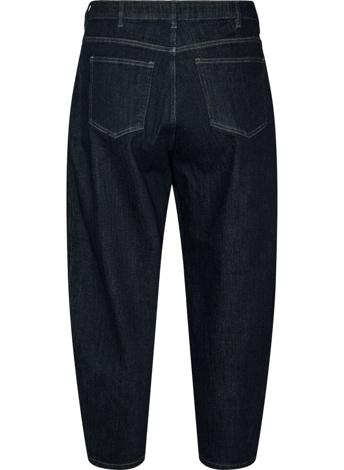 Barrel fit jeans met high waist, Blauw, Packshot image number 1