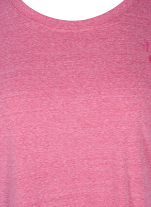 Haut en coton chiné, Fandango Pink Mel, Packshot image number 2