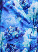 Omslagjurk met bloemenprint met 3/4 mouwen, Blauw, Packshot image number 2