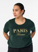 T-shirt met motief, Groen, Model image number 0