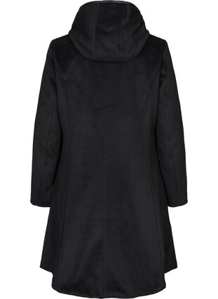 Veste à capuche avec laine, Black, Packshot image number 1