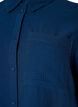 Katoenen mousseline nachthemd met lange mouwen, Blauw, Packshot image number 2