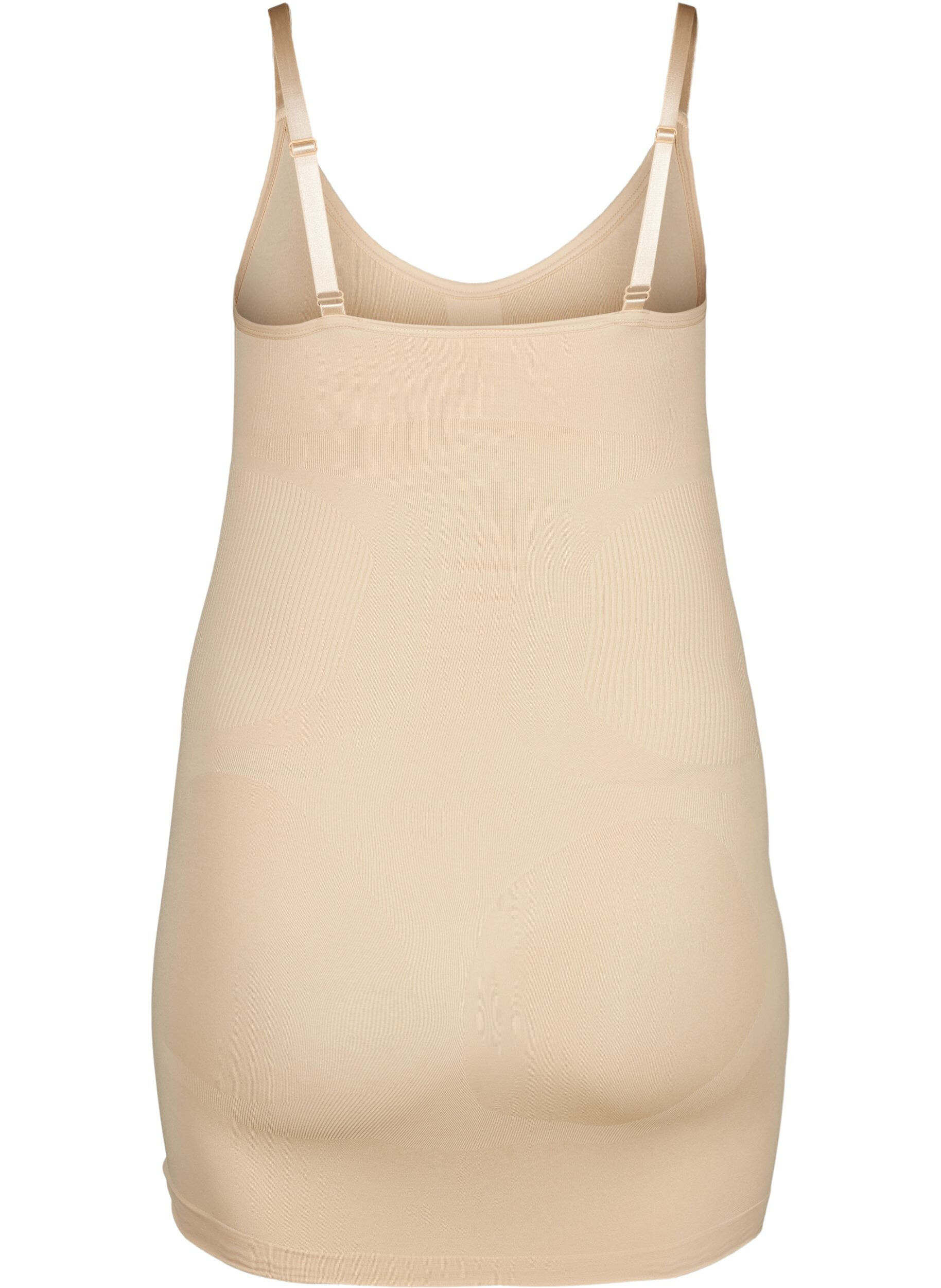 ZizziShapewear jurk met dunne bandjes, Beige, Packshot image number 1