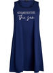 Mouwloze A-lijn jurk, Blauw, Packshot image number 0