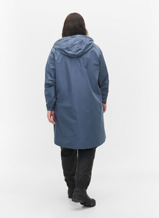 Pantalon de pluie avec élastique et cordon de serrage, Black, Model image number 1