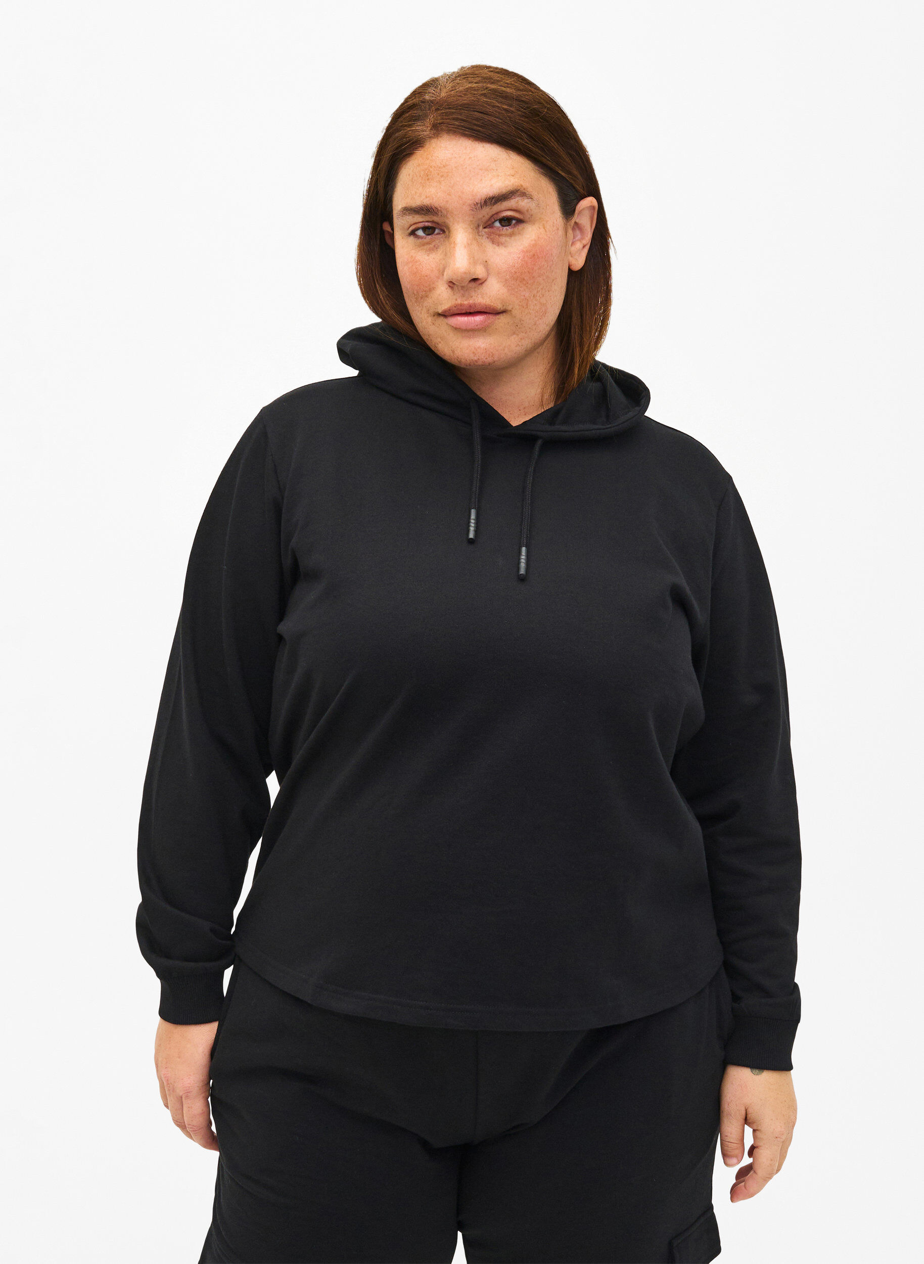 ZizziSweat hoodie, Black, Model image number 0