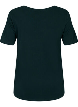 T-shirt en coton uni basique, Scarab, Packshot image number 1