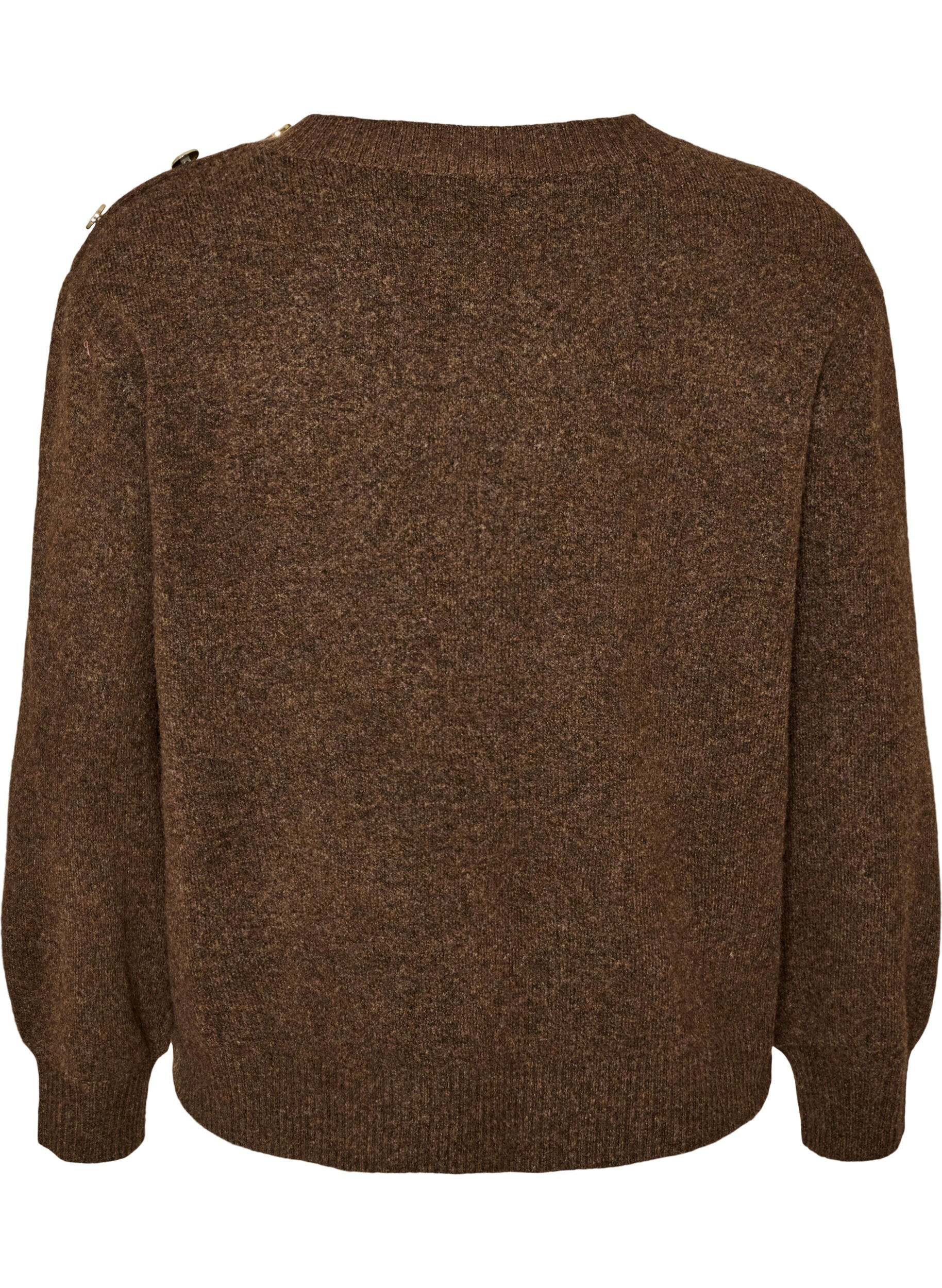 ZizziBreisel blouse met knoopdetail, 0890, Packshot image number 1