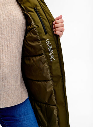 Veste d’hiver fonctionnelle avec capuche et poches, Winter Moss, Model image number 2