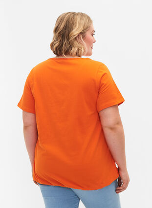 	 Katoenen t-shirt met korte mouwen, Exuberance, Model image number 1
