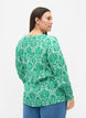 Bedrukte viscose top met smok, Jolly Green Oriental, Model image number 1