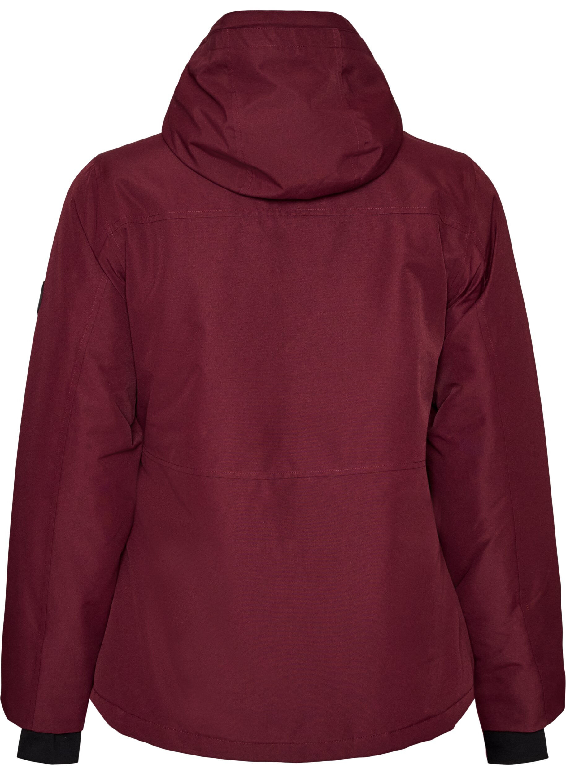 ZizziFunctionele ski-anorak met capuchon, Rood, Packshot image number 1