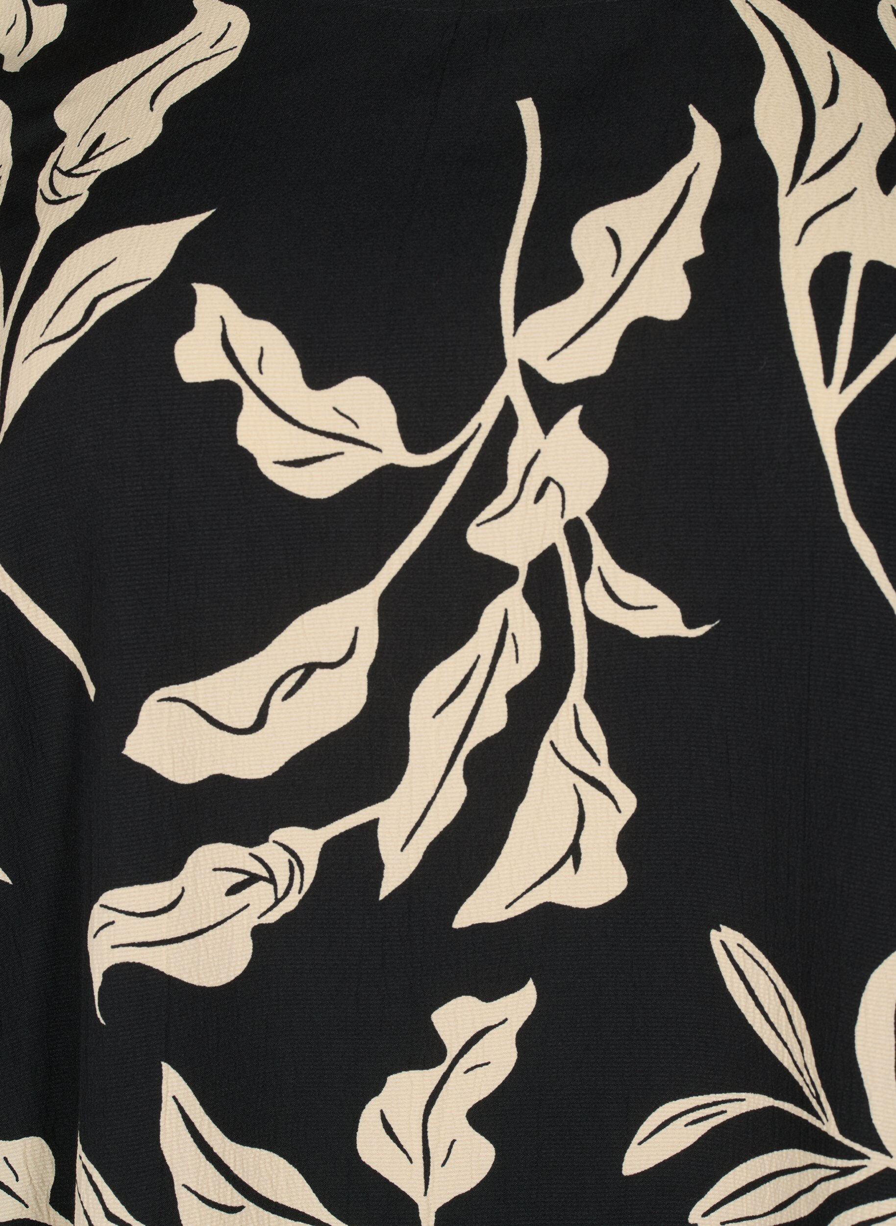 ZizziFLASH - Blouse met korte mouwen en print, Black Off White Fl., Packshot image number 2
