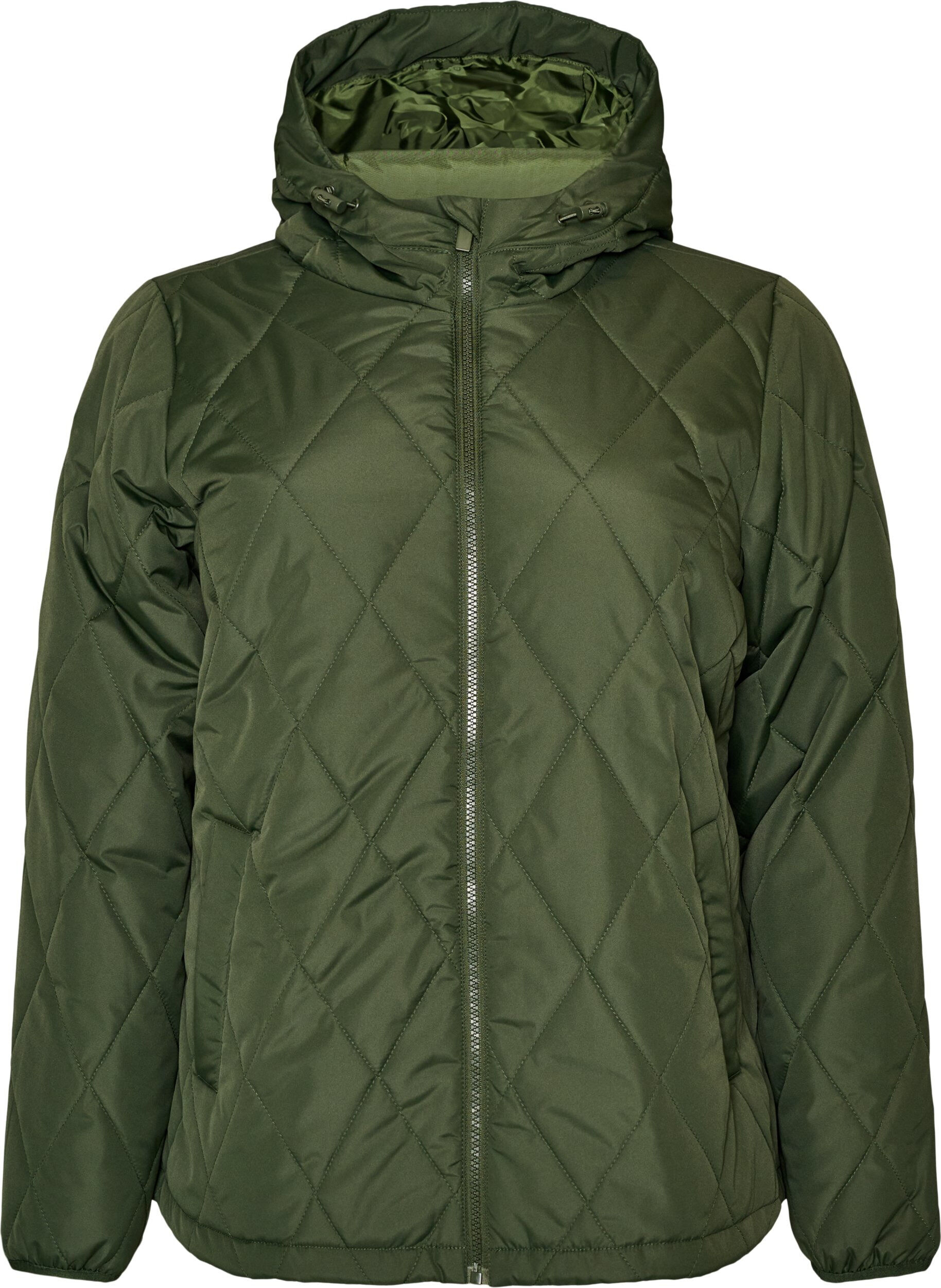 Licht gewatteerd jack met diamant-quilt