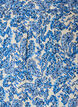 Blouse en coton avec encolure carr&eacute;e, Bleu, Packshot image number 2