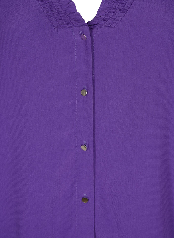 Blouse &agrave; manches longues en viscose, Heliotrope, Packshot image number 2