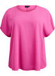Blouse &agrave; manches courtes et encolure ronde, Rose, Packshot image number 0