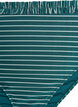 Culotte de bikini tai &agrave; rayures avec bord fronc&eacute;, Vert fonc&eacute;, Packshot image number 2