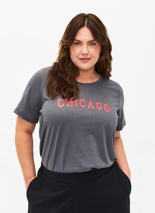 FLASH - T-shirt met motief, Iron Gate Chicago, Model image number 0